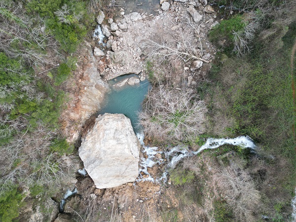 Foto - Fay hattının geçtiği bölge havadan görüntülendi | Amanos'ta depremden sonra oluştu!