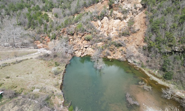 Fay hattının geçtiği bölge havadan görüntülendi | Amanos'ta depremden sonra oluştu!