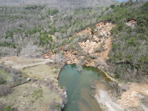 Foto - Fay hattının geçtiği bölge havadan görüntülendi | Amanos'ta depremden sonra oluştu!
