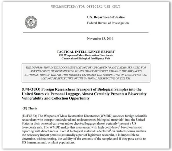 Foto - FBI'ın sır gibi sakladığı koronavirüs belgeleri sızdırıldı!