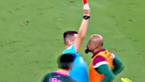 Foto - Felipe Melo çılgına döndü! O anlar kamerada... Hakemin üzerine yürüdü