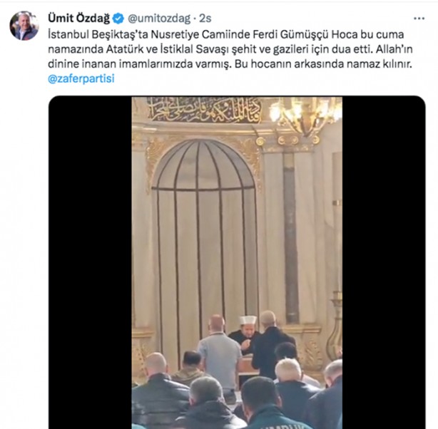 Foto - Fener Rum Patriği’ne övgü, Diyanet’e kin kusmuştu: Özdağ hepimizi kandırdı