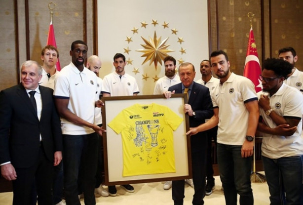 Foto - Fenerbahçe, Cumhurbaşkanı'nı ziyaret etti