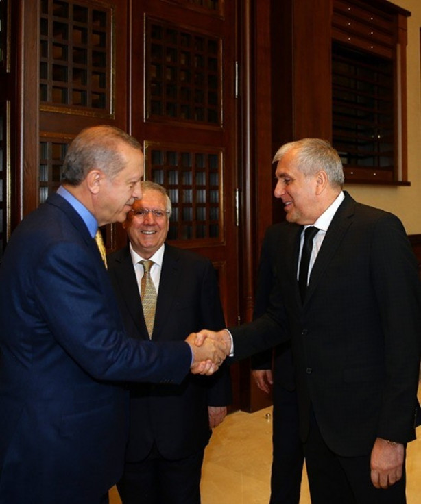 Foto - Fenerbahçe, Cumhurbaşkanı'nı ziyaret etti