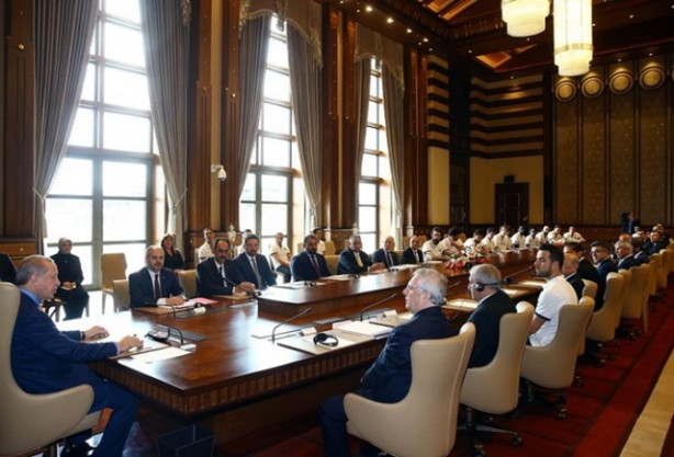 Foto - Fenerbahçe, Cumhurbaşkanı'nı ziyaret etti