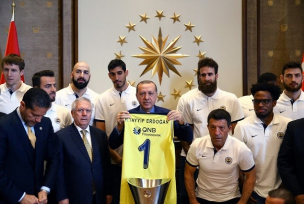 Foto - Fenerbahçe, Cumhurbaşkanı'nı ziyaret etti