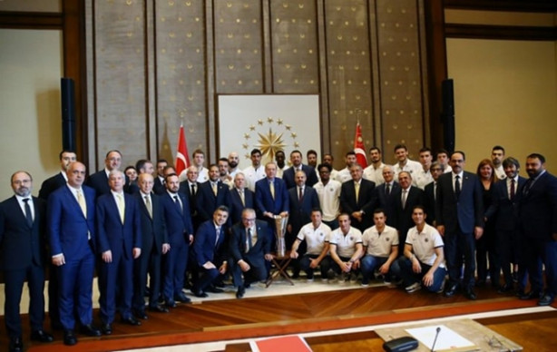 Foto - Fenerbahçe, Cumhurbaşkanı'nı ziyaret etti