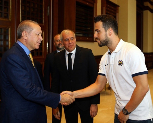 Foto - Fenerbahçe, Cumhurbaşkanı'nı ziyaret etti