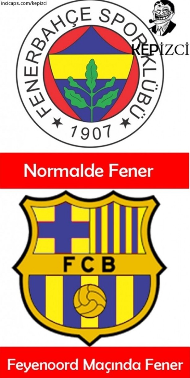 Foto - Fenerbahçe - Feyenoord maçı capsleri