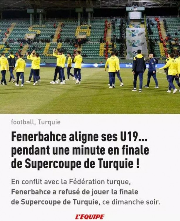 Foto - Fenerbahçe'nin sahadan çekilmesi dünya basınında! Ali Koç istediğini aldı