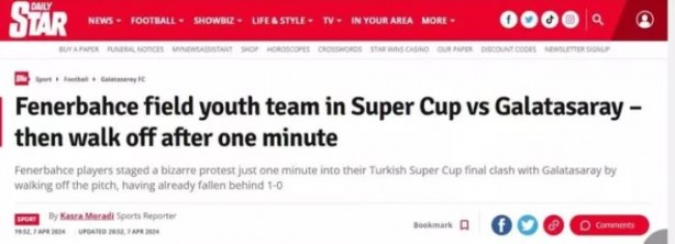 Foto - Fenerbahçe'nin sahadan çekilmesi dünya basınında! Ali Koç istediğini aldı