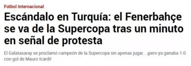 Foto - Fenerbahçe'nin sahadan çekilmesi dünya basınında! Ali Koç istediğini aldı