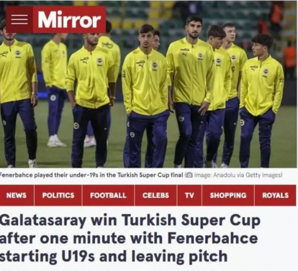 Foto - Fenerbahçe'nin sahadan çekilmesi dünya basınında! Ali Koç istediğini aldı