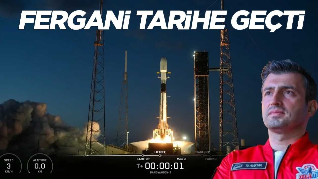 Fergani tarihe geçti! FRG-100D4 uzaya çıktı