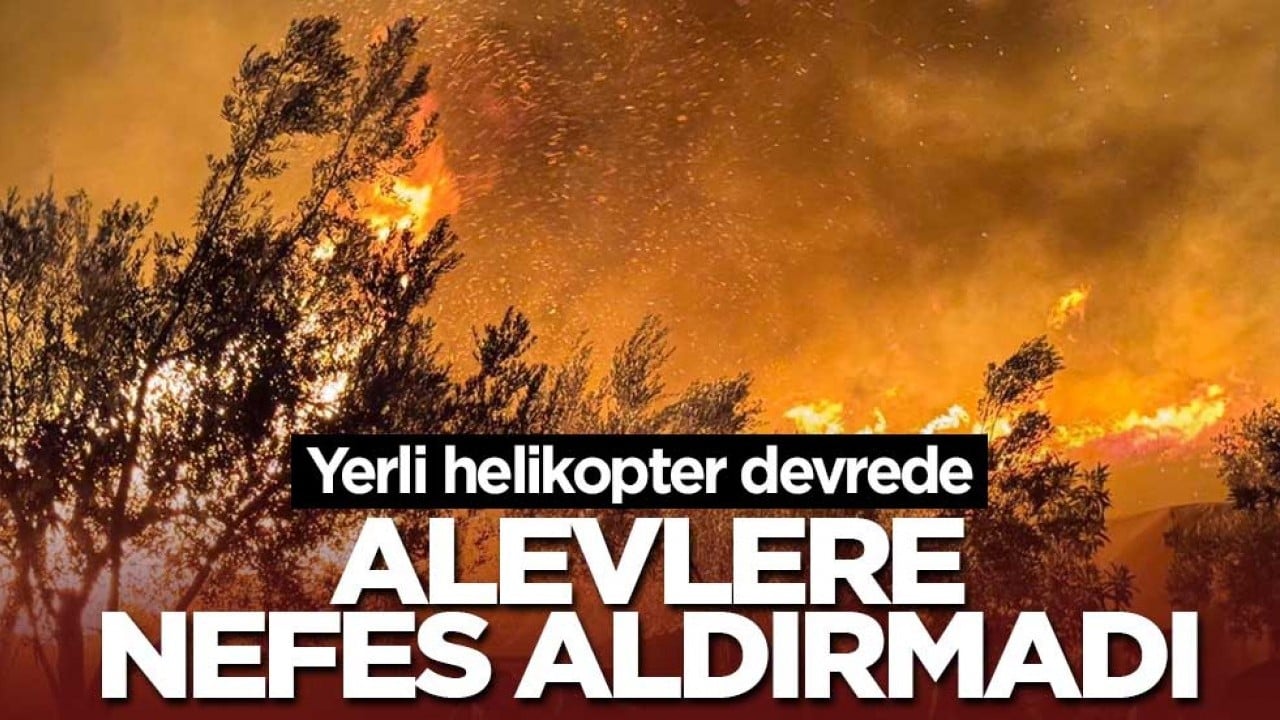 Fethiye yangınında yerli müdahale! ‘Nefes’ alevlerin önünü kesti