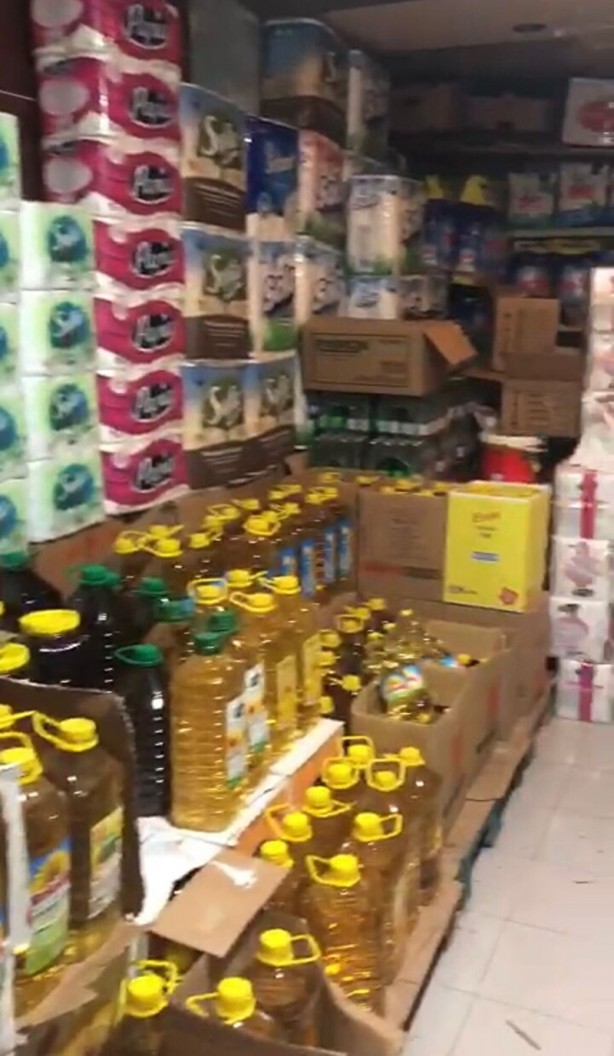 Foto - FETÖ'nün gıda deposu patlatıldı! Market gibi dizayn etmişler
