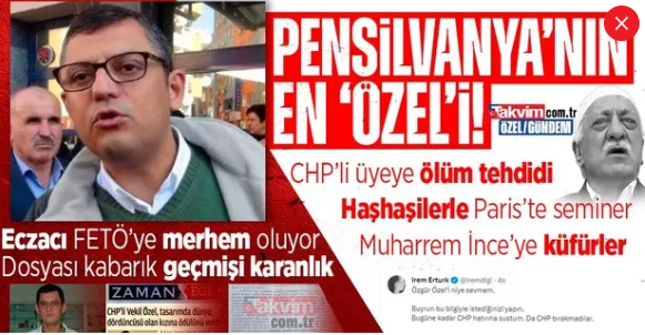 Foto - Fetö’nün parlatıp gündeme taşıdığı Özgür Özel’in Fetö ile tarihsel husumeti varmış! Acaba gerçekten de böyle mi? Açıklıyoruz…