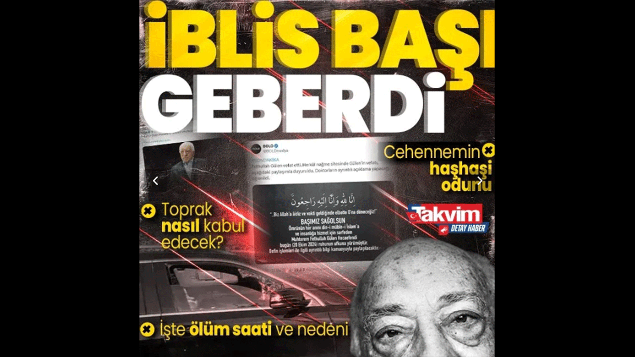 Foto - Fetö’yü cehenneme böyle gönderdiler! Ölüm haberini hangi gazete nasıl gördü?