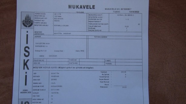 Foto - Fıkra gibi olay! İSKİ'ye 'ölmediğini' kanıtlamaya çalışıyor