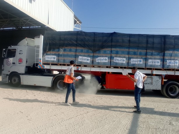 Foto - Filistin Kızılayı'ndan yardım konvoyu açıklaması