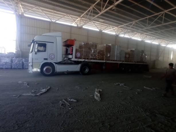 Foto - Filistin Kızılayı'ndan yardım konvoyu açıklaması