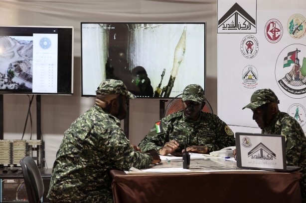 Foto - Filistin'deki askeri gruplar harekete geçti! Filistin'den son dakika görüntüleri!