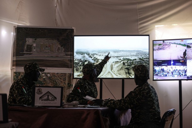 Foto - Filistin'deki askeri gruplar harekete geçti! Filistin'den son dakika görüntüleri!