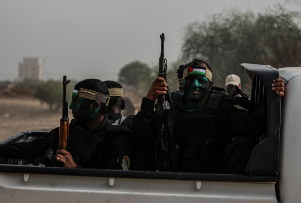 Foto - Filistin'deki askeri gruplar harekete geçti! Filistin'den son dakika görüntüleri!