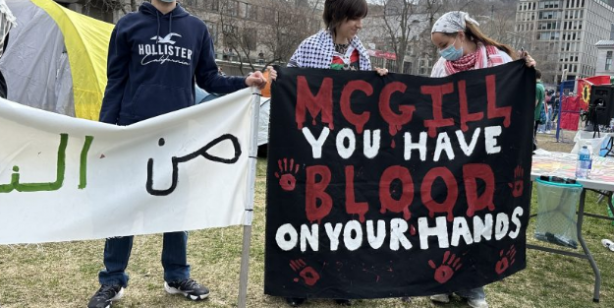 Foto - Filistin protestoları tüm dünyada devam ediyor! Kanadalı öğrenciler de harekete geçti