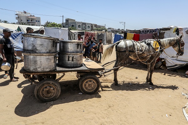 Foto - Filistin’de bir kase çorba mutluluk sebebi