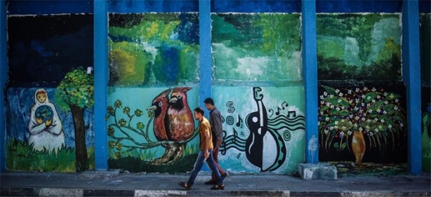 Foto - Filistin'de sokak sanatı