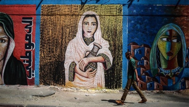 Foto - Filistin'de sokak sanatı