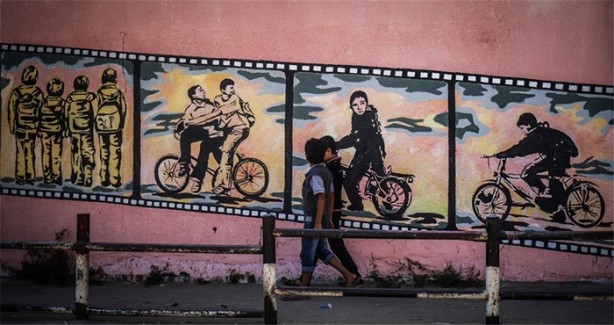 Foto - Filistin'de sokak sanatı