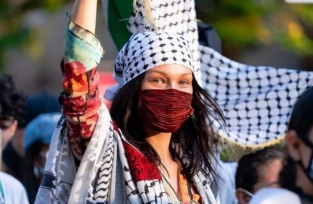 Foto - Filistin'e destek veren Bella Hadid'e tehdit yağdı!