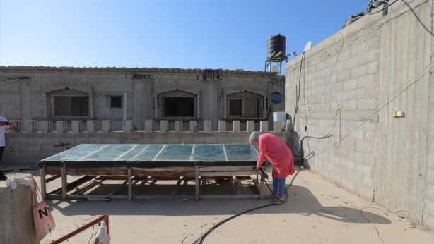 Foto - Filistinli mühendisten bombaların altında tarihi buluş! 'Helal olsun sana' dedirtti