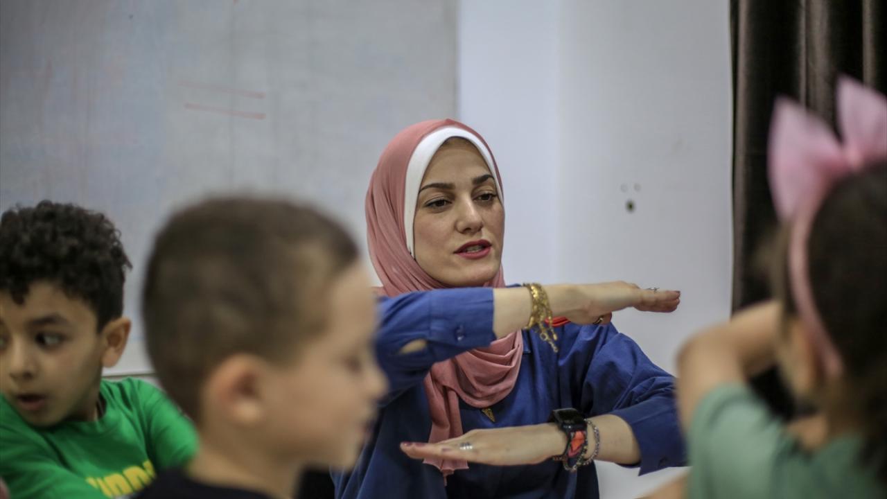 Foto - Filistinli öğretmen Gazze aşkını Mısır'a taşıdı