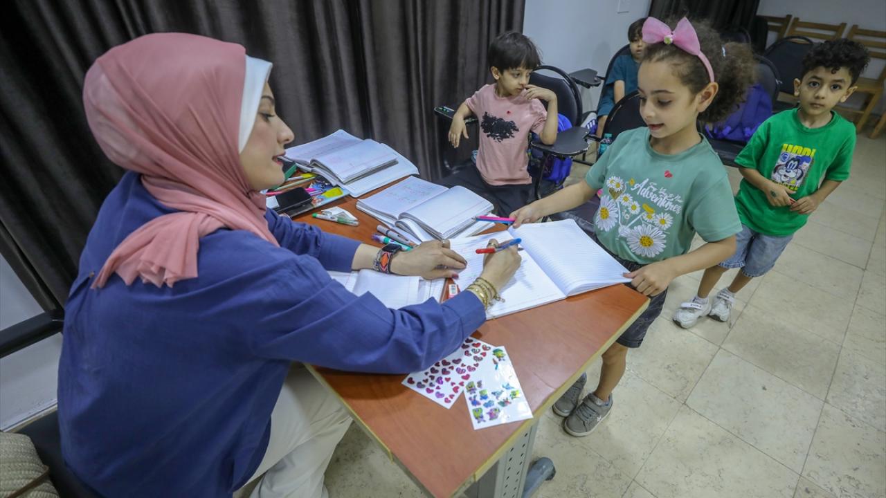 Foto - Filistinli öğretmen Gazze aşkını Mısır'a taşıdı