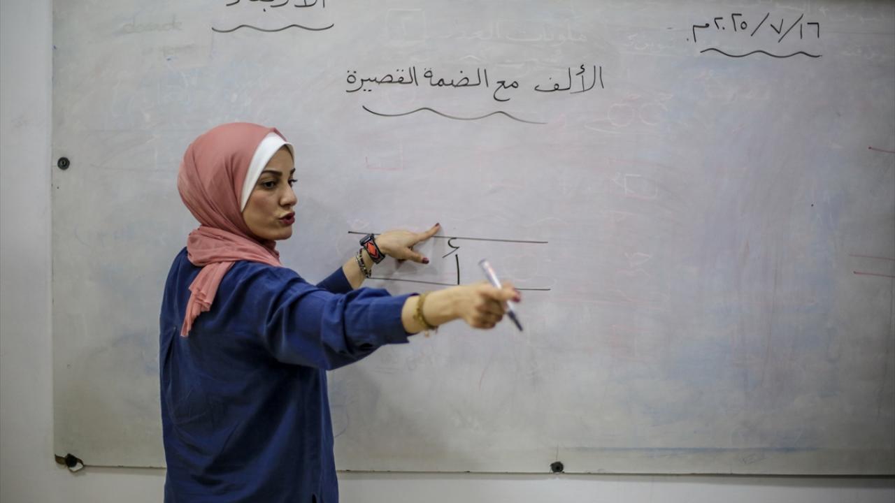 Foto - Filistinli öğretmen Gazze aşkını Mısır'a taşıdı