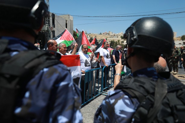 Foto - Filistinliler, ABD Başkanı Biden'ı protesto etti