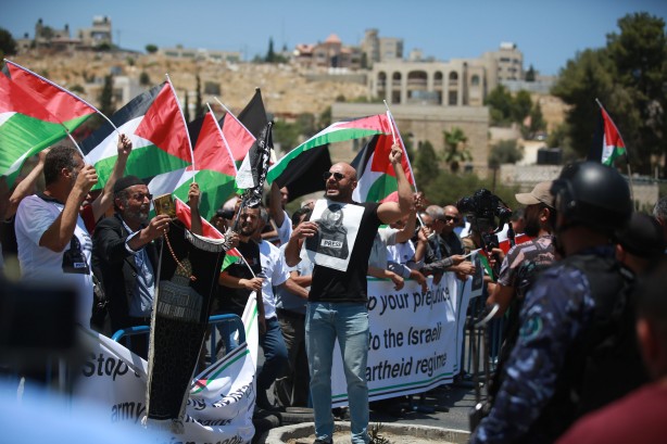Foto - Filistinliler, ABD Başkanı Biden'ı protesto etti
