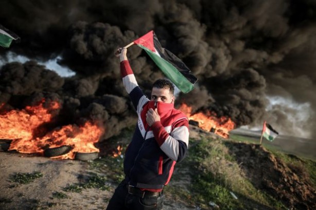 Filistinliler sokağa indi!