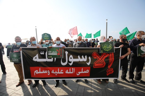 Filistinlilerden büyük protesto!