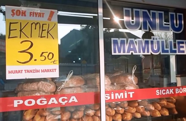 Foto - Fırıncılara kızıp ekmek fiyatını 3,5 liraya indirdi! Marketçi zam karmaşasını böyle ortaya koydu...