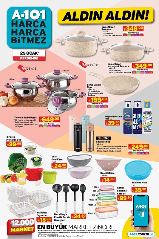 Foto - Fırsat haftası devam ediyor! A101'de indirim fırtınası! 