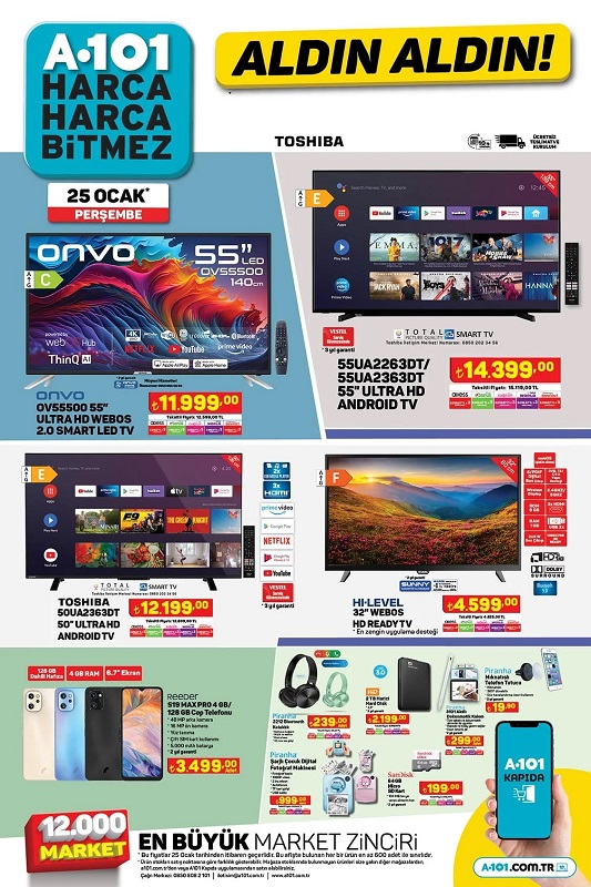 Foto - Fırsat haftası devam ediyor! A101'de indirim fırtınası! 