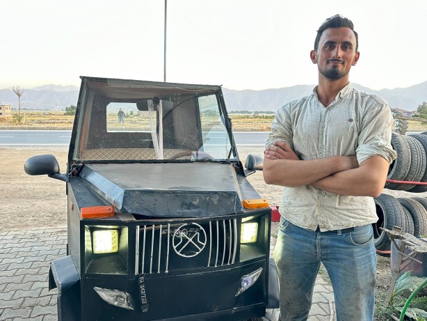 Foto - Fırsat olsa neler yaparlar neler! Mercedes alamayan gençten müthi̇ş i̇cat