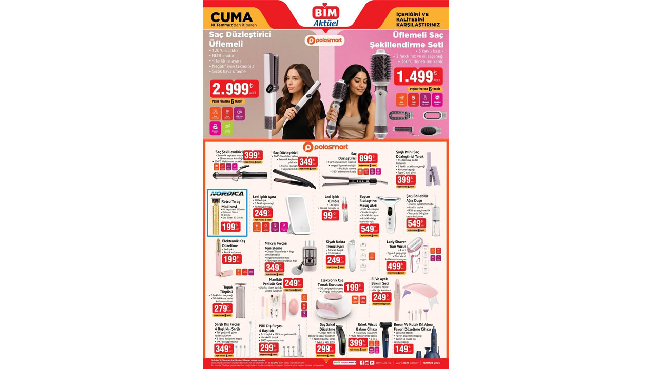 Foto - Fırsat rüzgarı esmeye başladı! BİM’de 18 Temmuz 2025 indirim kataloğu açıklandı