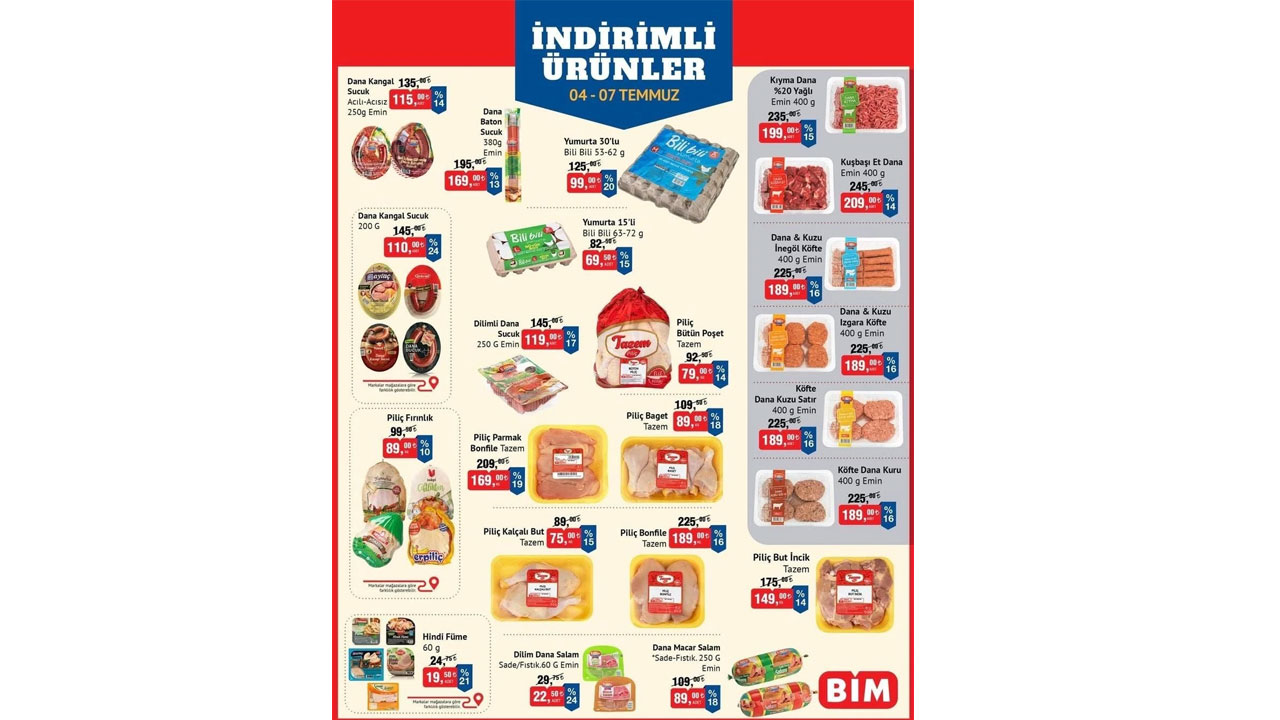 Foto - Fırsat rüzgarı esmeye devam ediyor! BİM'de 4-7 Temmuz 2025 indirimleri sepetleri dolduracak