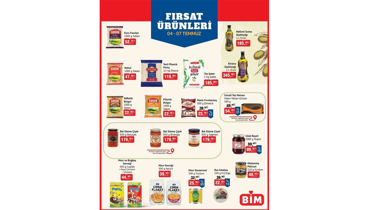 Foto - Fırsat rüzgarı esmeye devam ediyor! BİM'de 4-7 Temmuz 2025 indirimleri sepetleri dolduracak