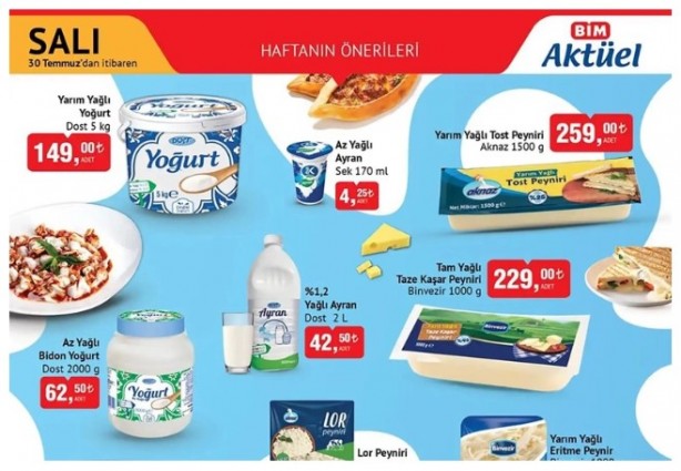 Foto - Fırsat ürünlerinde neler var? İşte 30 Temmuz indirim listesi